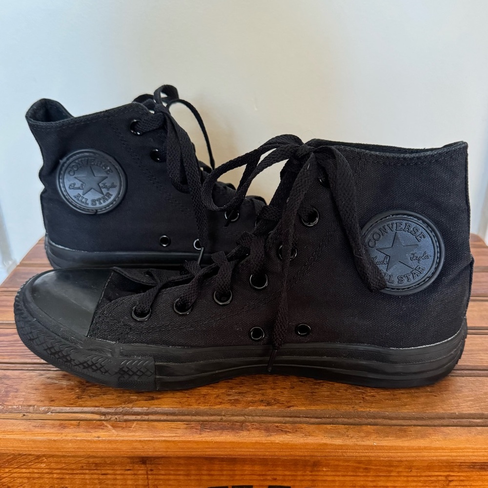 Converse Chuck Taylor All Star Black Monochrome High Tops